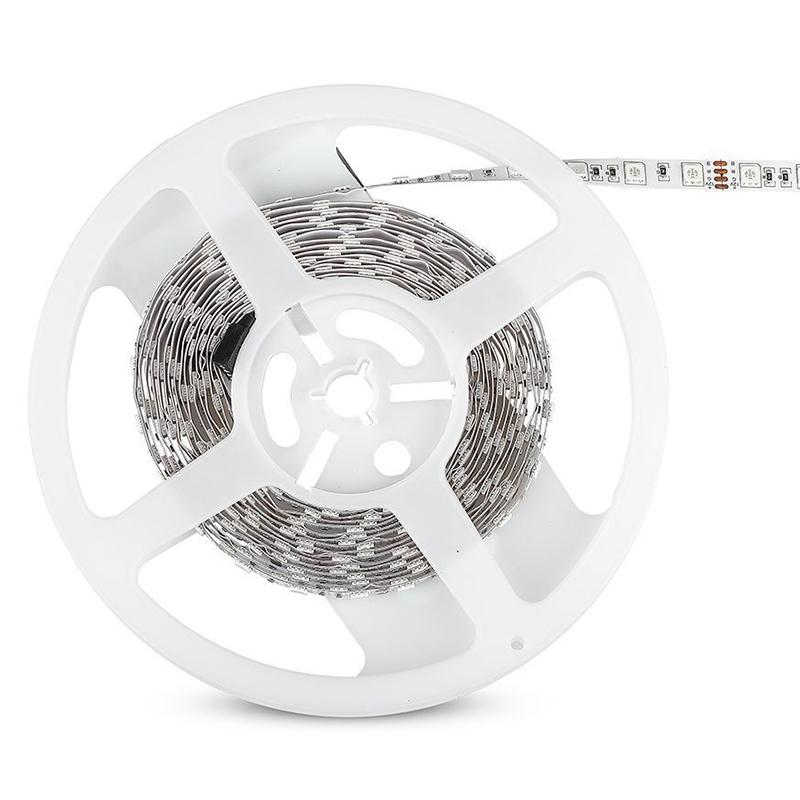 banda led 12v smd5050 60led m 108w m 900lm rgb ip20 5m v tac sku 212120 2