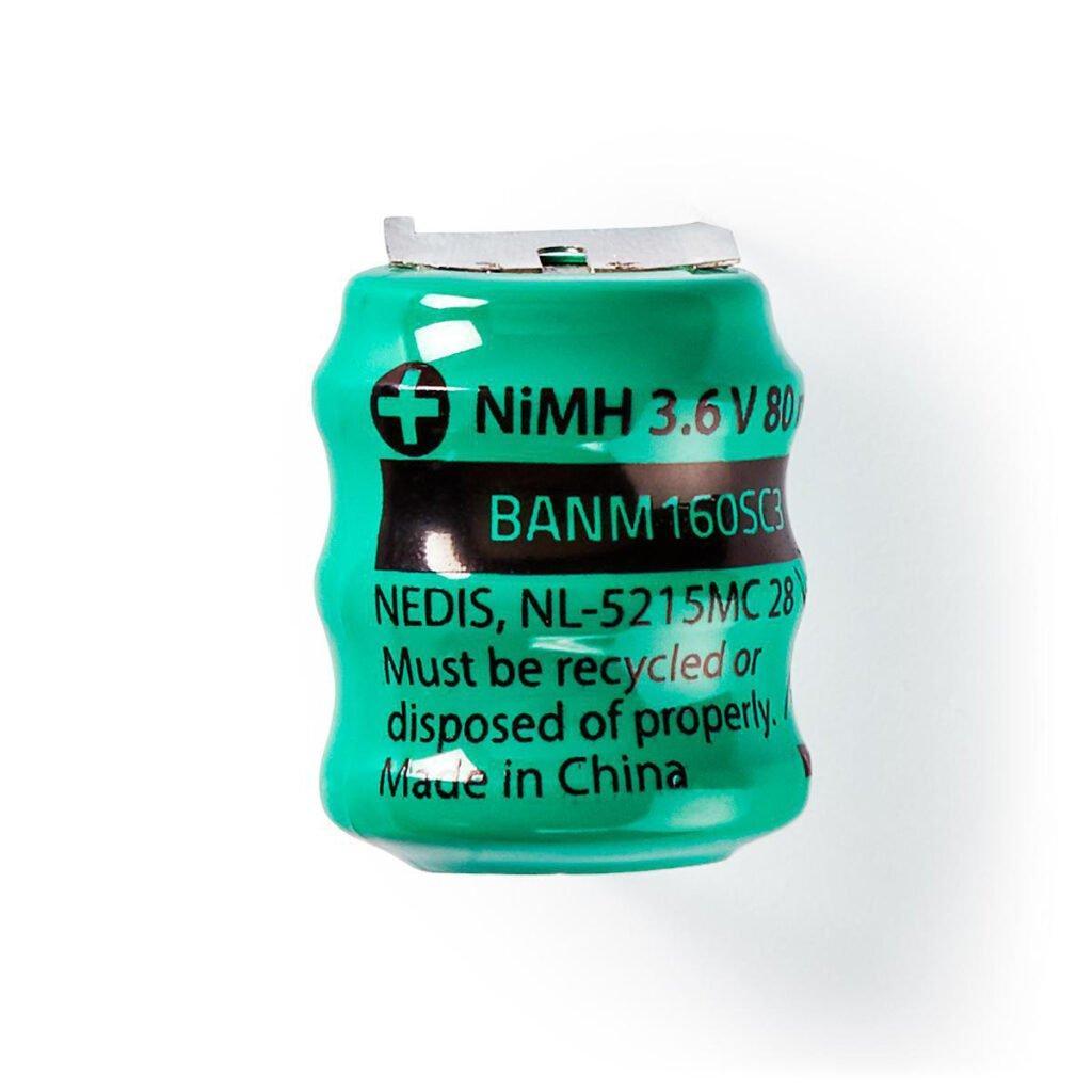 baterie incarcabila nimh nedis 36v 80mah cu pini 2