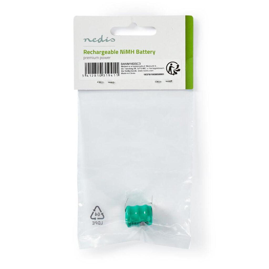 baterie incarcabila nimh nedis 36v 80mah cu pini 5