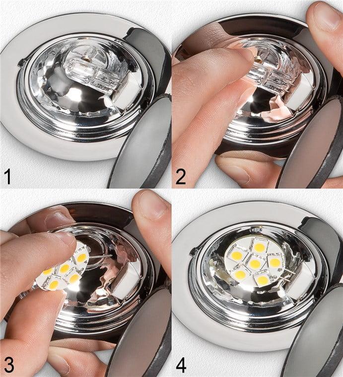 bec led g4 15w 12v alb cald 3000k 150lm goobay 30590 1