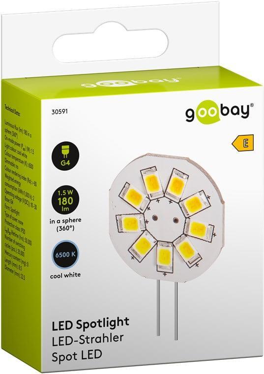 bec led g4 15w 12v alb rece 6500k 160lm goobay 30591 2