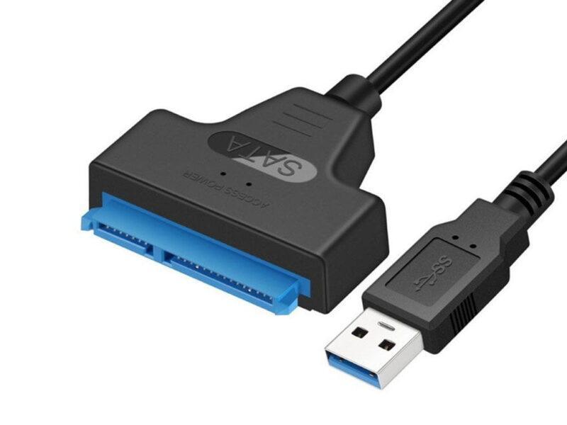 cablu adaptor convertor usb 30 sata 22 pini pentru hdd si ssd 4