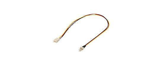 cablu prelungitor de alimentare ventilator pc fan power 3 pin tata mama 30cm goobay 93631 2