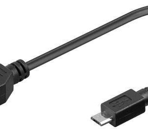cablu usb micro usb 20 otg 02m negru