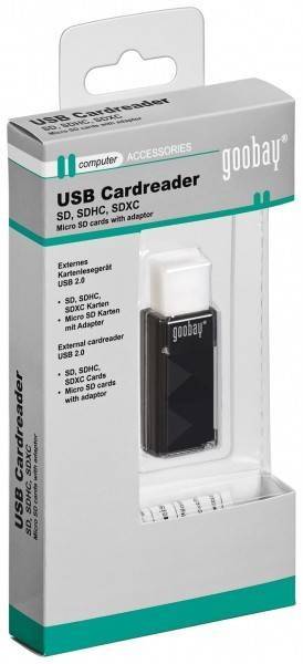 cititor sd sdhc extern negru goobay 1