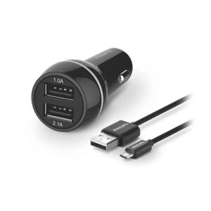 incarcator auto dual 2x usb ultra rapid 155w 31a cu protectie cablu micro usb philips dlp2357u 10