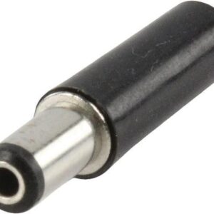 mufa alimentare dc tata 21x55x95 mm cu protector cablu