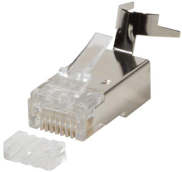 mufa rj45 cat6a cat7 cat7a cat81 ecranata 8p8c 12 145mm 22 24awg logilink mp003 3
