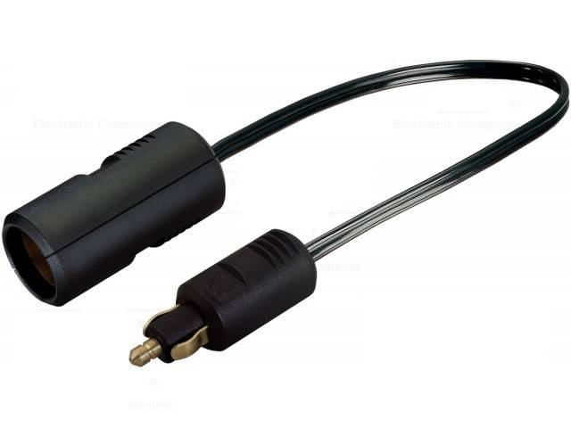 prelungitor bricheta auto mama x1 de la 12 la 21 mm 8a 1224vdc 25cm neagra pro car 67882000