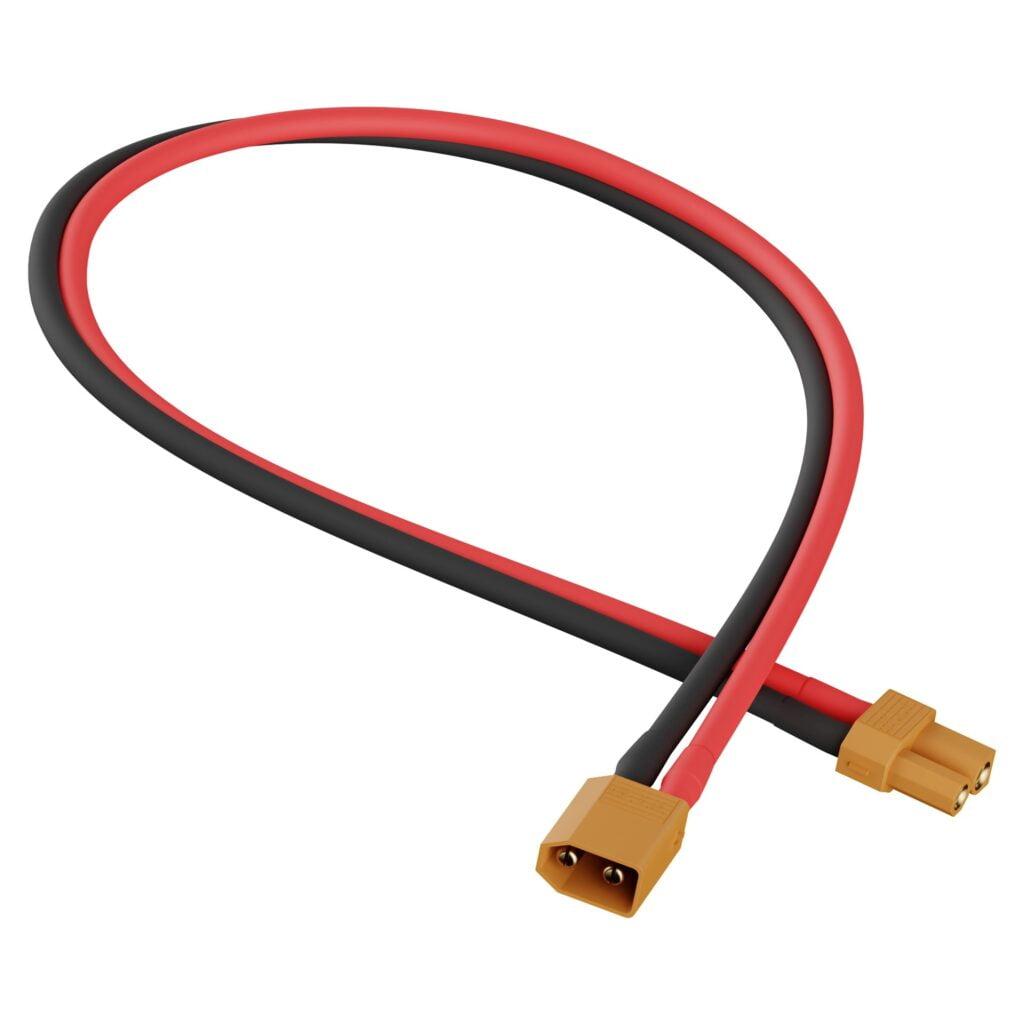 set prelugitor mufa xt60 tata mama cu cablu siliconic 12awg 20cm max 30a 500v 4
