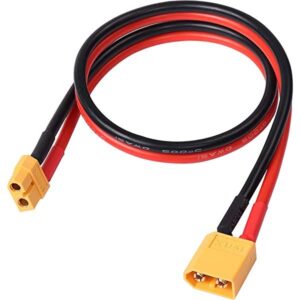 set prelugitor mufa xt90 tata mama cu cablu siliconic 12awg 30cm max 30a 500v