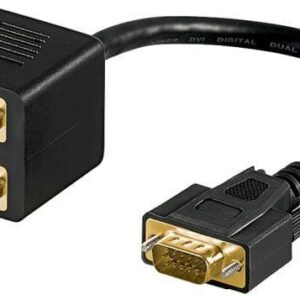 splitter vga 2x vga mama aurit dubla ecranare