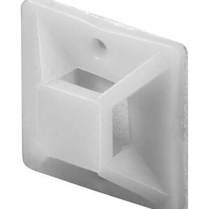suporti autoadezive pentru coliere plastic 19x19mm 100buc fixpoint