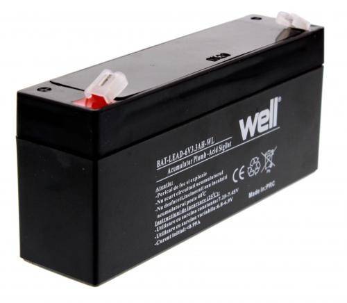 acumulator plumb acid 6v 33ah well bat lead 6v33ah wl 1