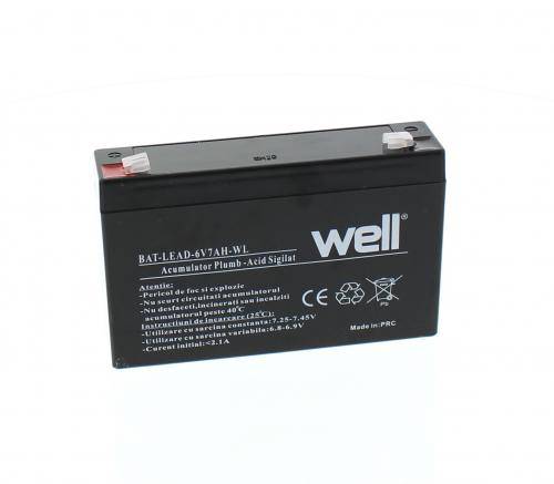 acumulator plumb acid 6v 7ah well 1