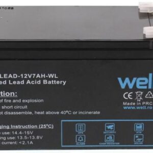 acumulator plumb acid well 12v 7ah terminal f1 48mm 151x65x95mm