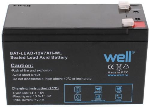 acumulator plumb acid well 12v 7ah terminal f1 48mm 151x65x95mm