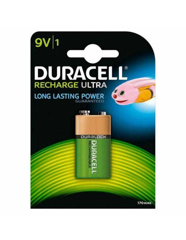 acumulator recharge ultra duracell 9v 170mah 265x175x485mm