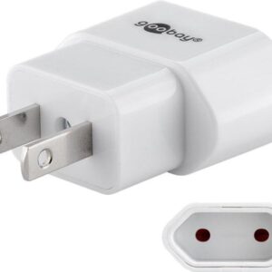 adaptor de retea sua japonia la fisa euro tip c cee 7 16 mama 10a alb goobay