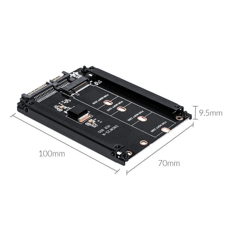adaptor m2 sata 1x slot negru orico s22tm2 1