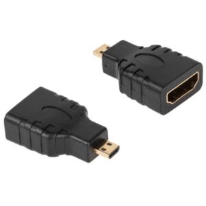 adaptor micro hdmi la hdmi mama aurit negru