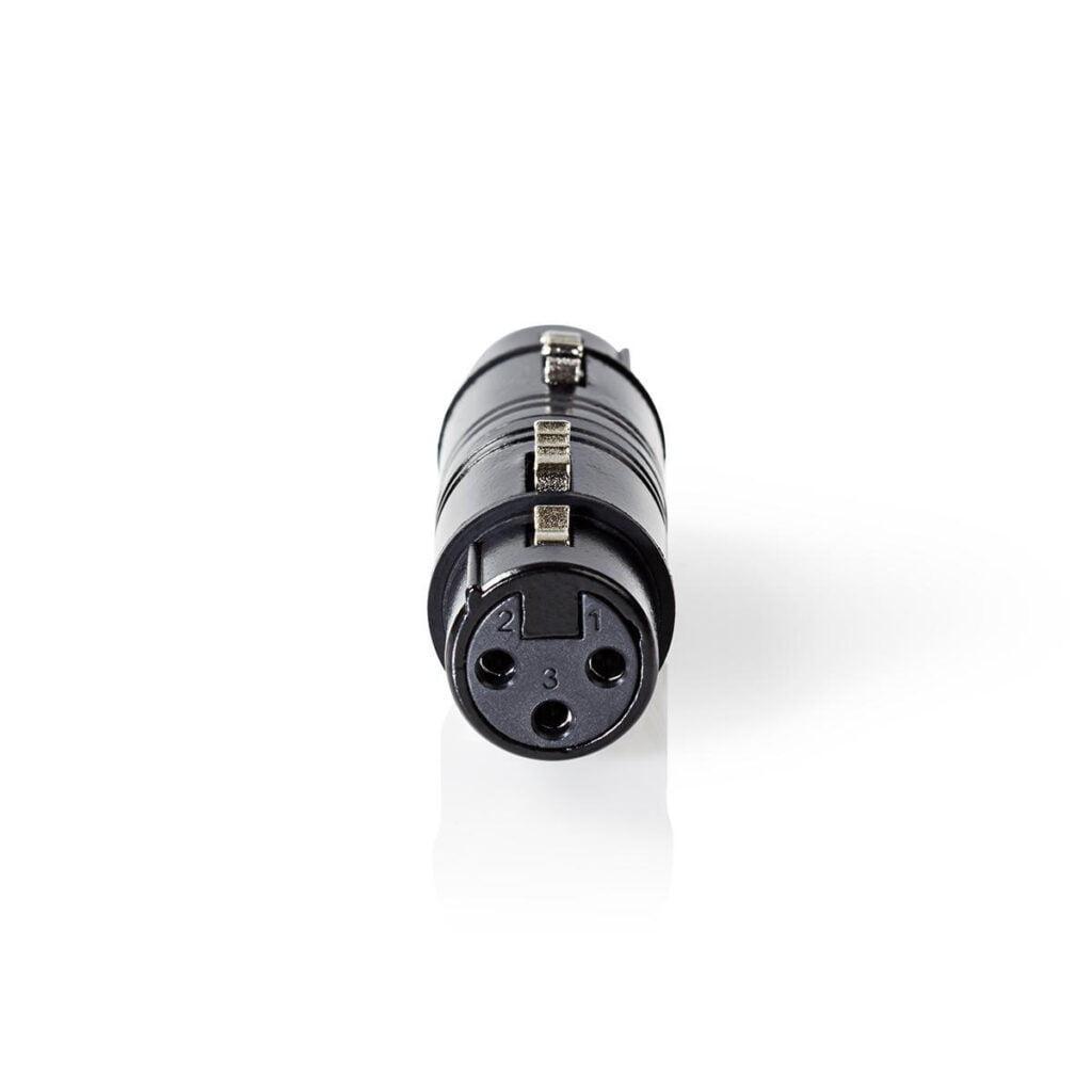adaptor xlr 3 pin mama xlr 3 pin mama negru nedis 1