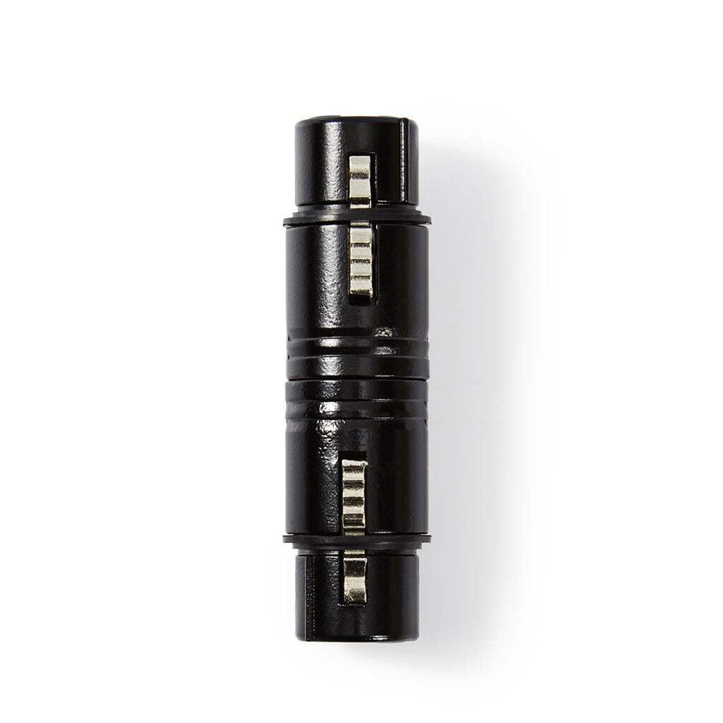 adaptor xlr 3 pin mama xlr 3 pin mama negru nedis