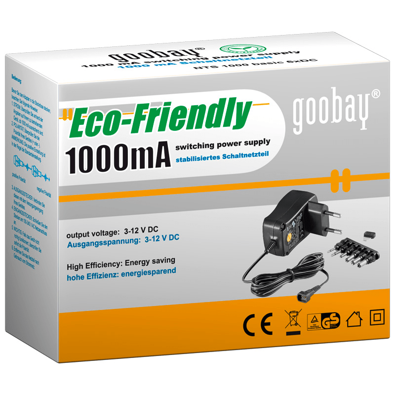 alimentator 3 12v 1a 6 mufe goobay 1