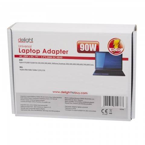 alimentator laptop universal 19v 472a 55x25 mm 1
