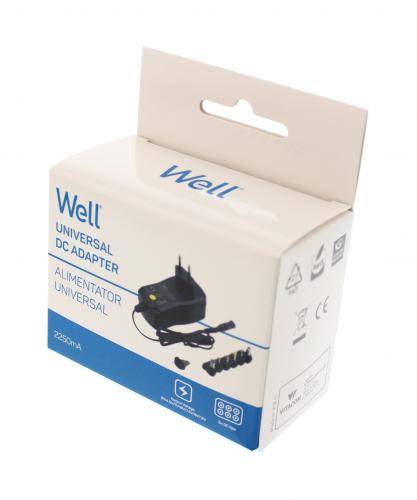 alimentator universal in comutatie 2250ma 3 12v 225a 6 mufe well 4