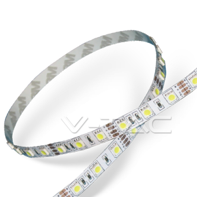 banda led smd5050 albastru 5m 9w m 60led m ip20 v tac 1