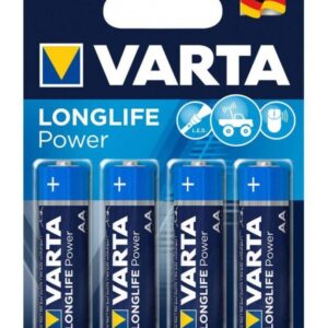 baterii alcaline lr06 aa varta longlife power 4buc blister
