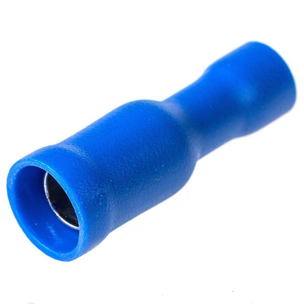 bm 00244 terminal papuc rotund mama 4 mm 15 25 mm2 crimpat pe cablu albastru bm group