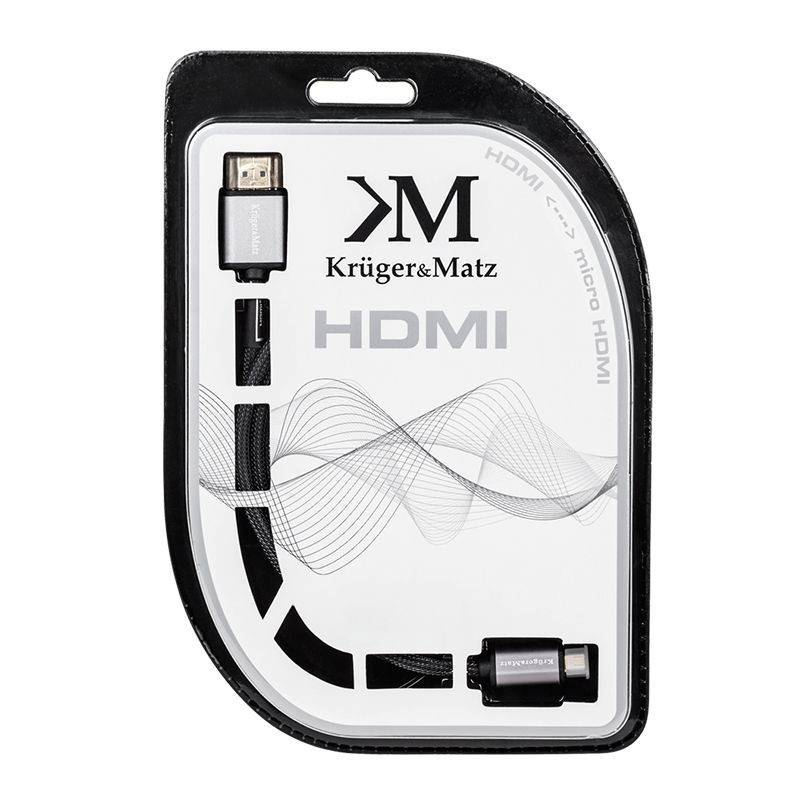 cablu 20 hdmi la micro hdmi d 18m profesional krugermatz 1