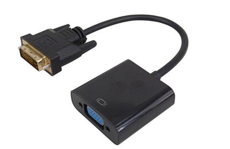 cablu adaptor dvi d 241 tata la vga mama 02m