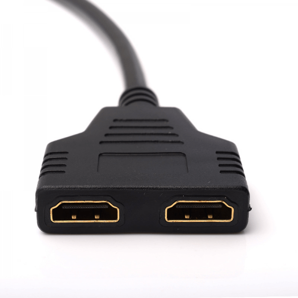 cablu adaptor hdmi la 2x hdmi aurit spitter 2