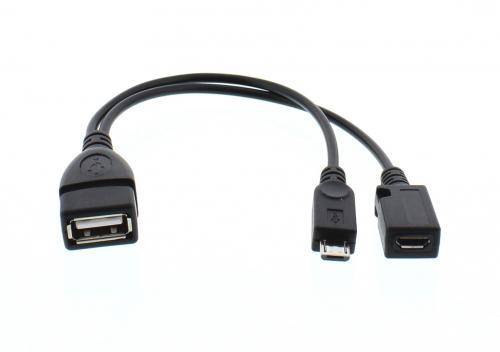 cablu adaptor otg cu alimentare micro usb mamatata 2