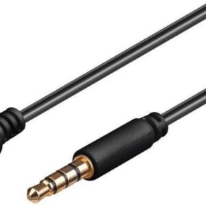 cablu audio aux jack 35 mm 4 contacte tata mama 2m goobay