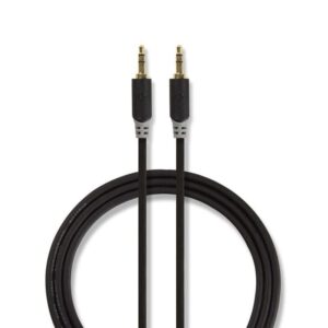 cablu audio jack stereo 35 mm tata 35 mm tata 1m nedis