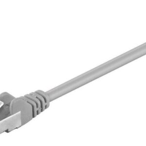 cablu cat5e sftp gri 15m cca ecranat patchcord 2x rj45 goobay