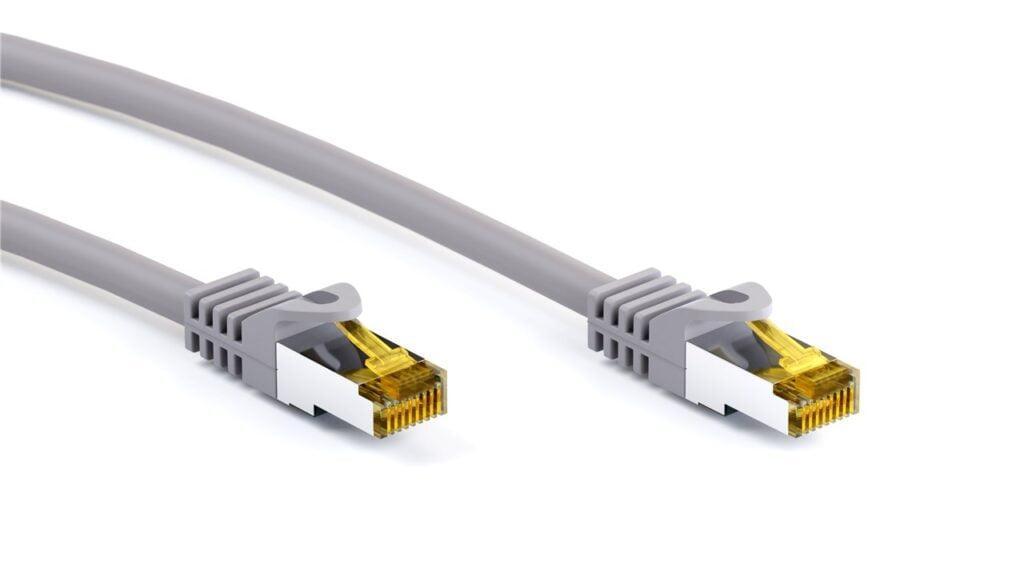 cablu cat7 600mhz sftp pimf rj45 patch cord 20m goobay