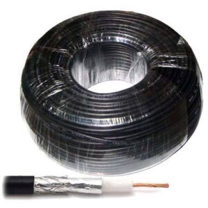 cablu coaxial rg58 50 ohmi 5mm pvc negru cabletech