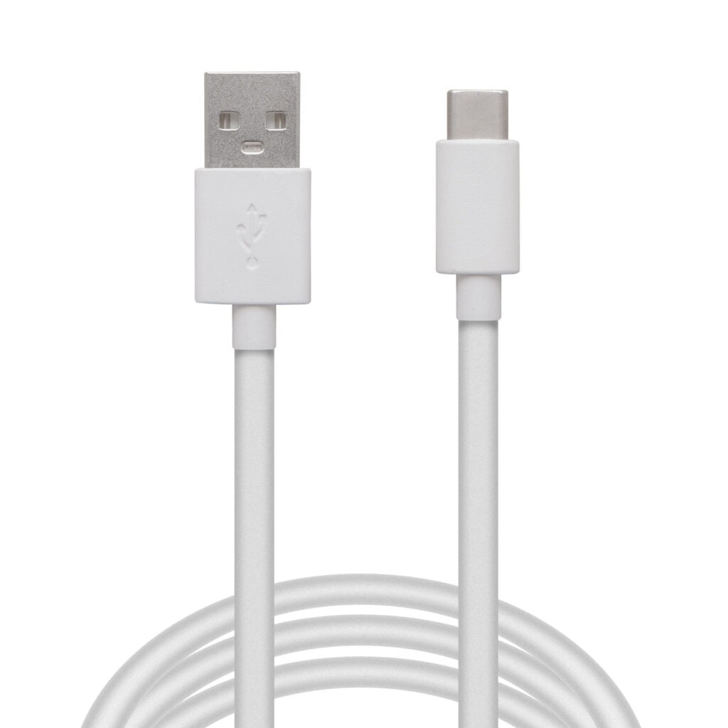 cablu de date incarcare usb usb type c alb 1m delight 55550wh 1 1