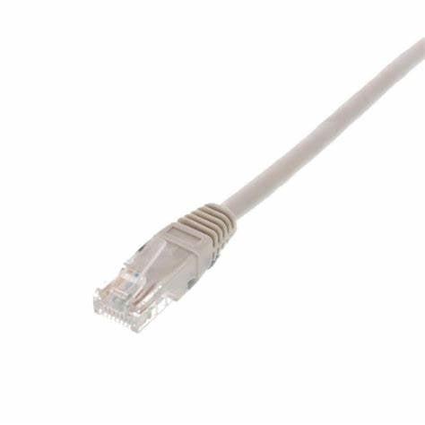 cablu de retea utp cat5e patch cord 10m alb well utp 0008 10we wl