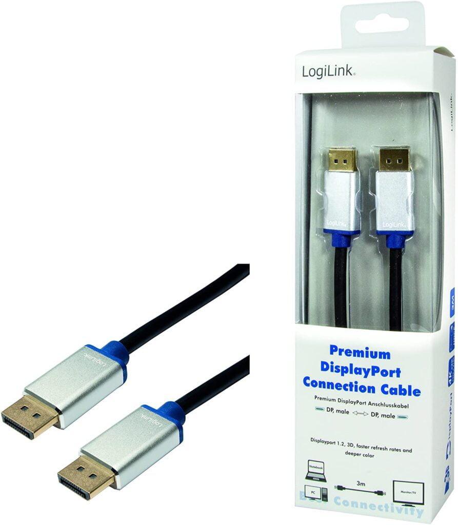 cablu displayport v12 mufa tata din ambele parti 3m logilink bdpm30 1