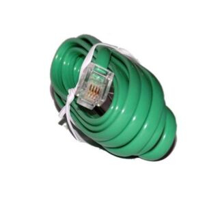 cablu extensie telefonic verde 2m rj11