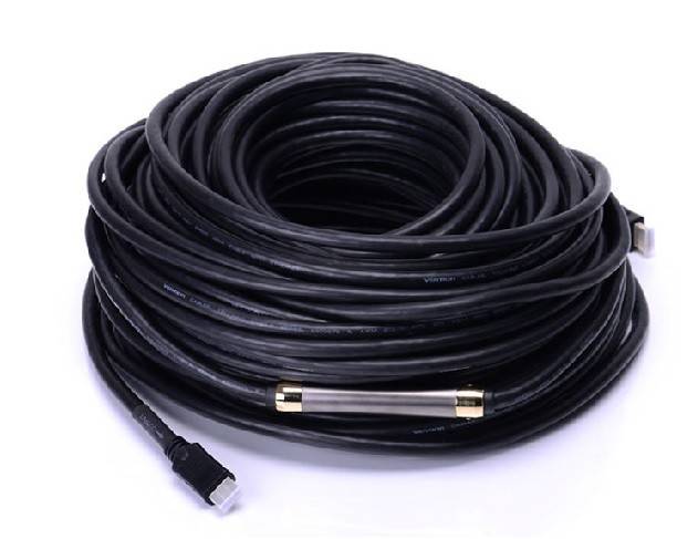 cablu hdmi 20m aurit tata tata ferita cu ethernet ca f cu amplificator v14 pe cablu