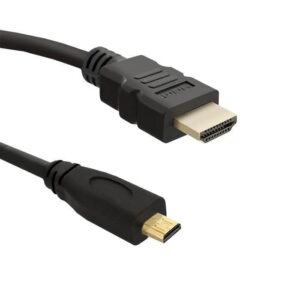 cablu hdmi v14 mufa micro hdmi hdmi mufa 2m negru qoltec 50400