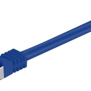 cablu patch sftp cat7 025m albastru 2x rj45 cupru ecranat goobay