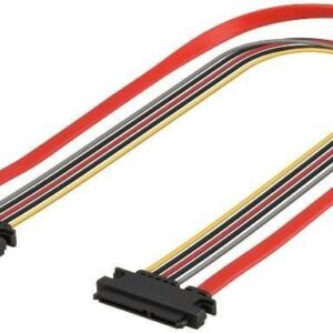 cablu prelungitor alimentare si date sata 03m goobay